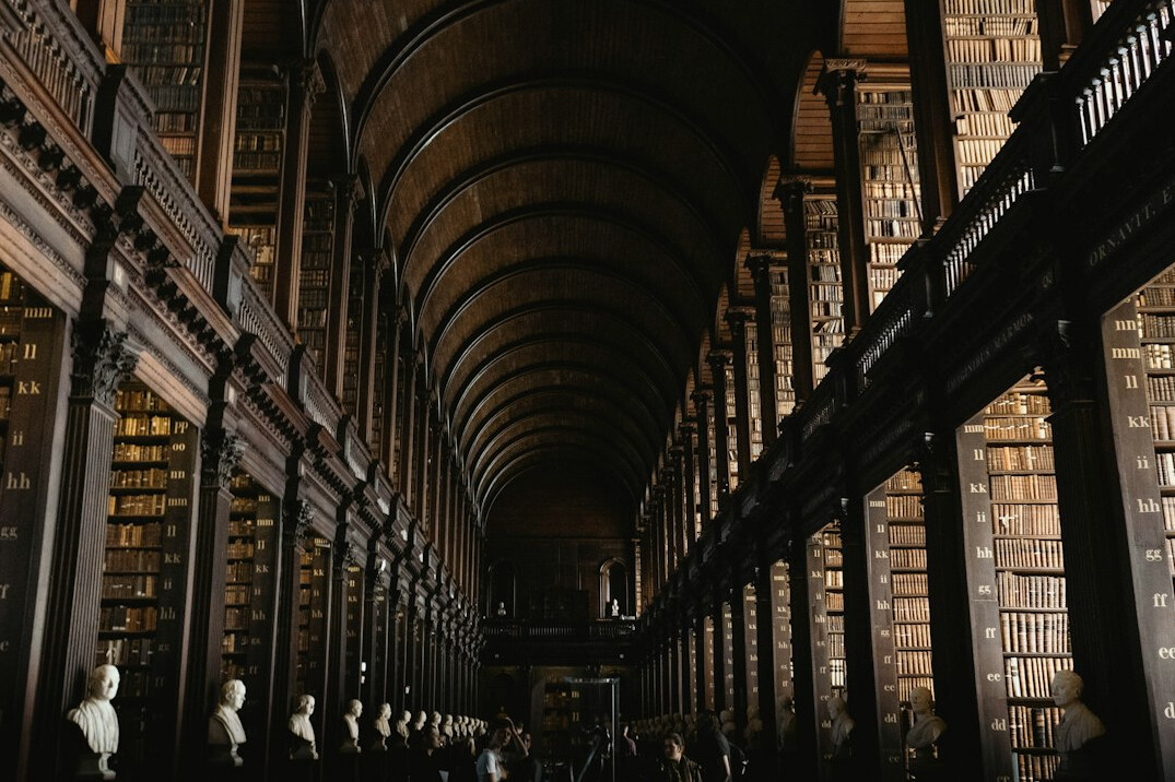 old library books