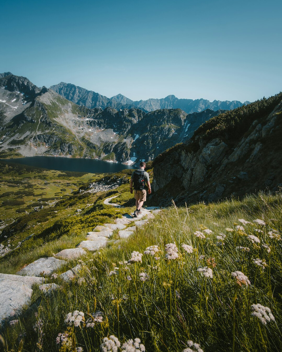 mountain hiking trail